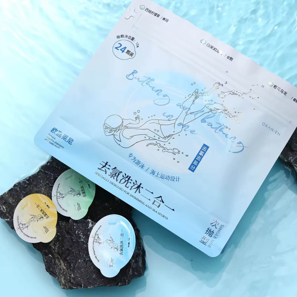 Travel-Friendly Disposable 2-in-1 Shampoo & Body Wash