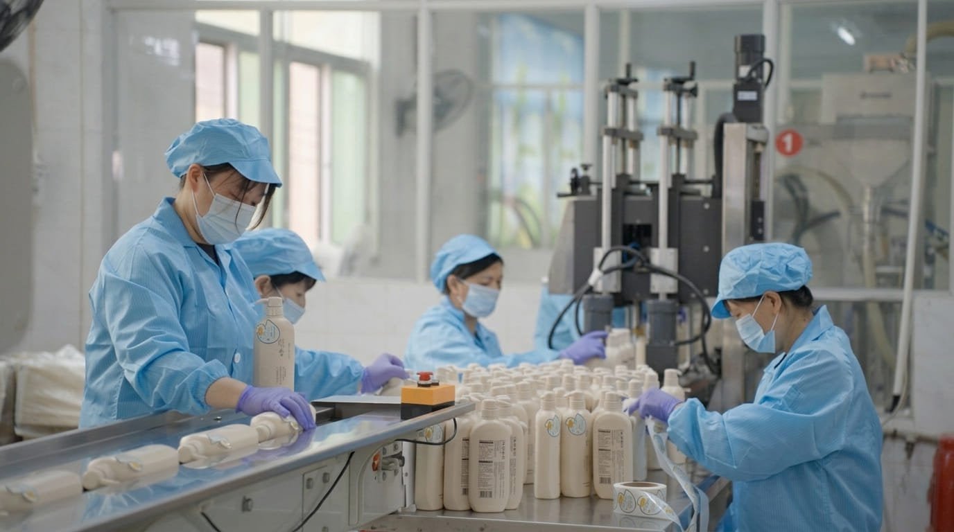 Packaging and labeling area