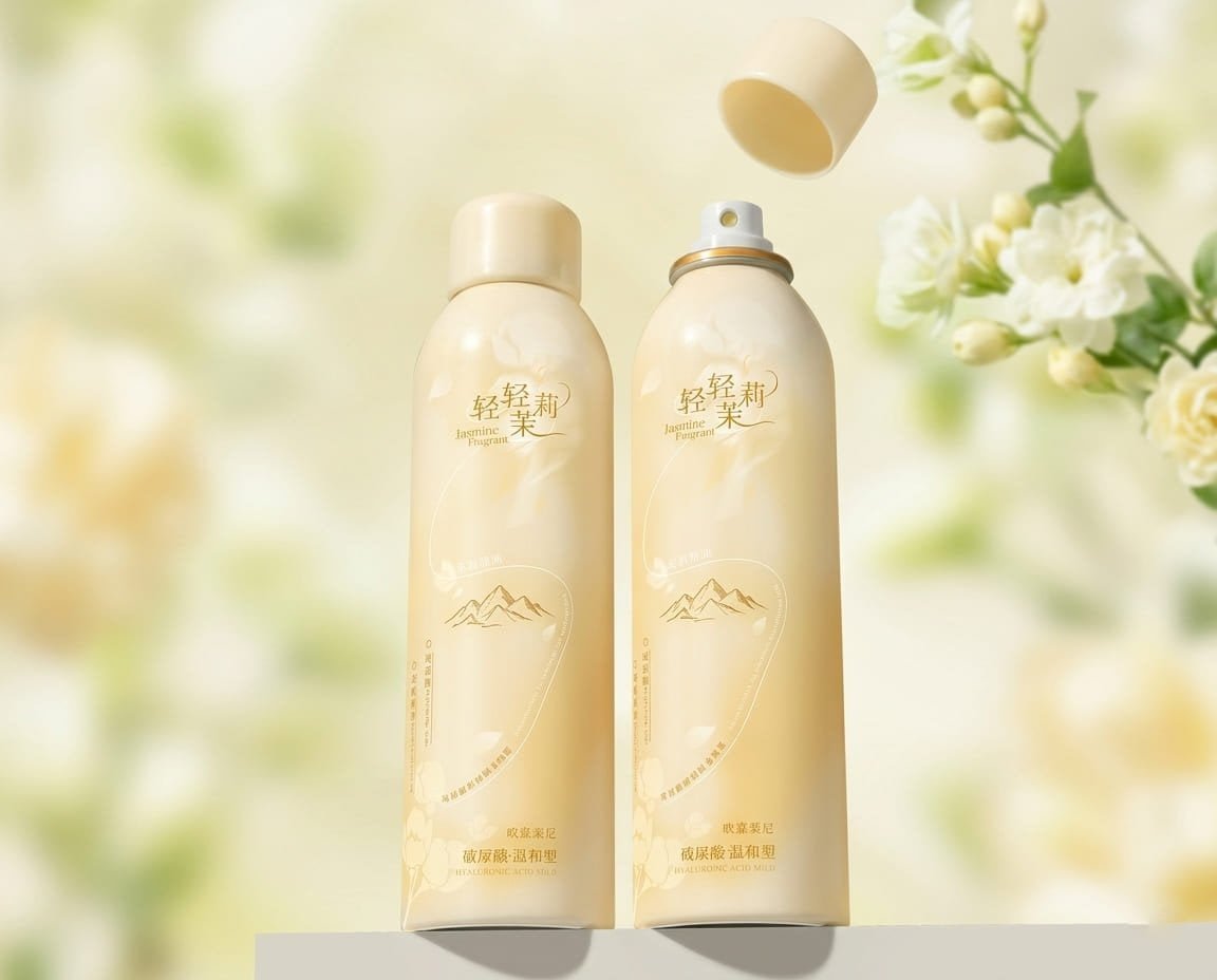 Moisturizing hair removal spray with botanical extracts